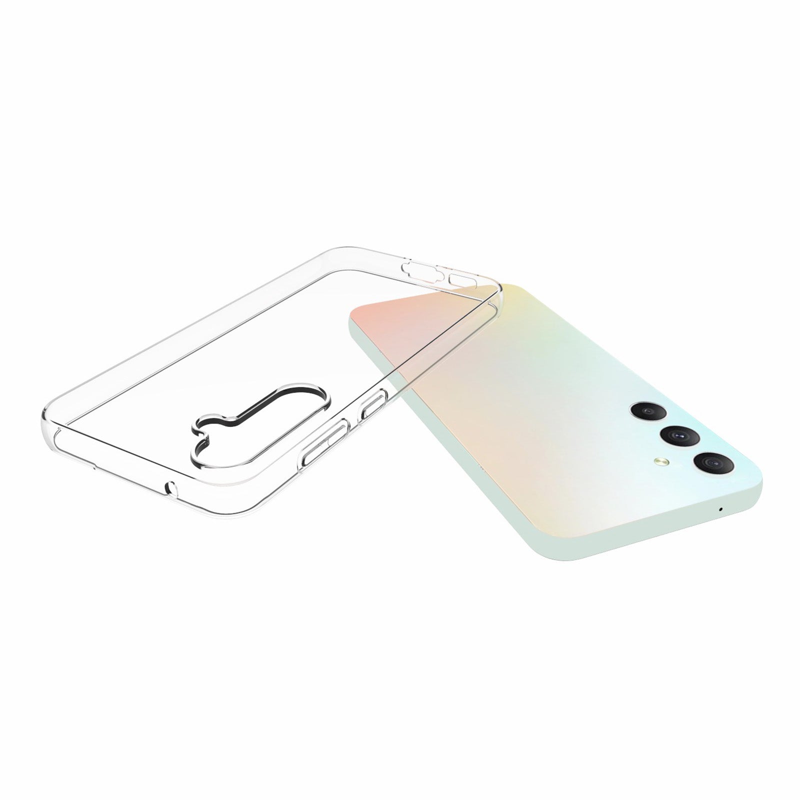 TPU Phone Case for Samsung Galaxy S23 FE , Inside Watermark-Free Texture Transparent Cover TPU Phone Case for Samsung Galaxy S23 FE , Inside Watermark-Free Texture Transparent Cover